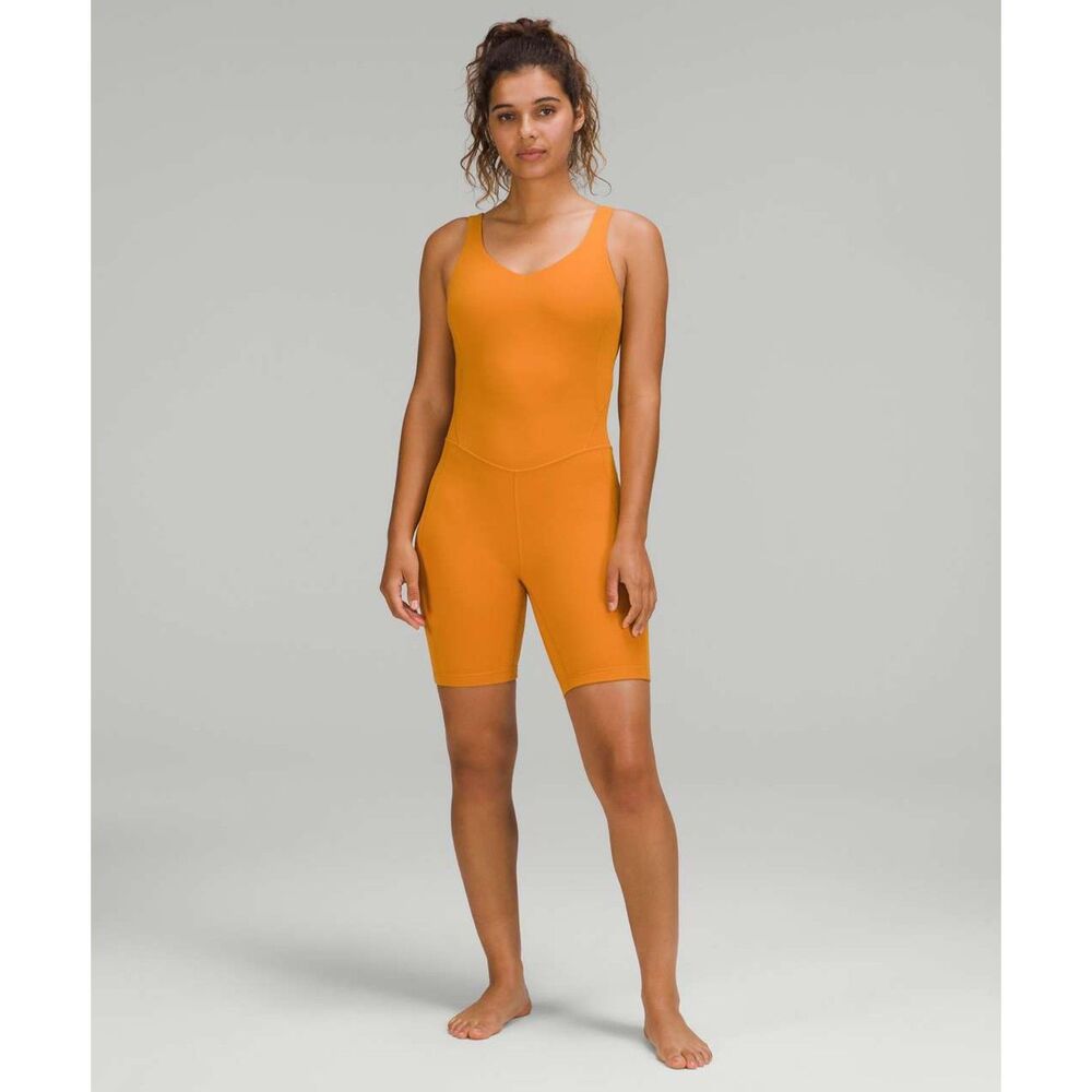 NWT lululemon Align™ Bodysuit 8" Autumn Orange